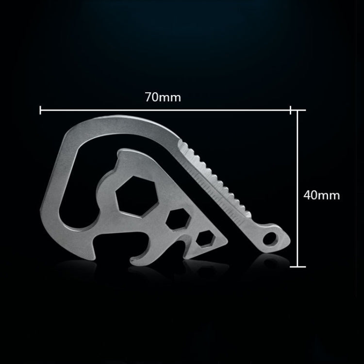 3 PCS Outdoor EDC Gadget Emergency Tool Multifunction Key Clip