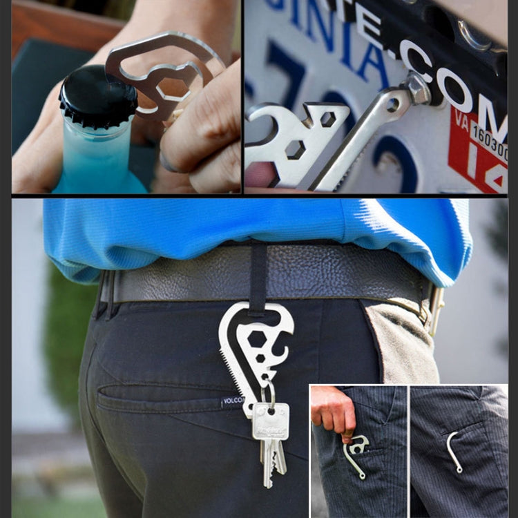 3 PCS Outdoor EDC Gadget Emergency Tool Multifunction Key Clip