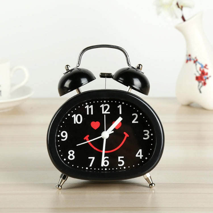 Children Cute Alarm Clock Students Bedside Metal Bell Clock