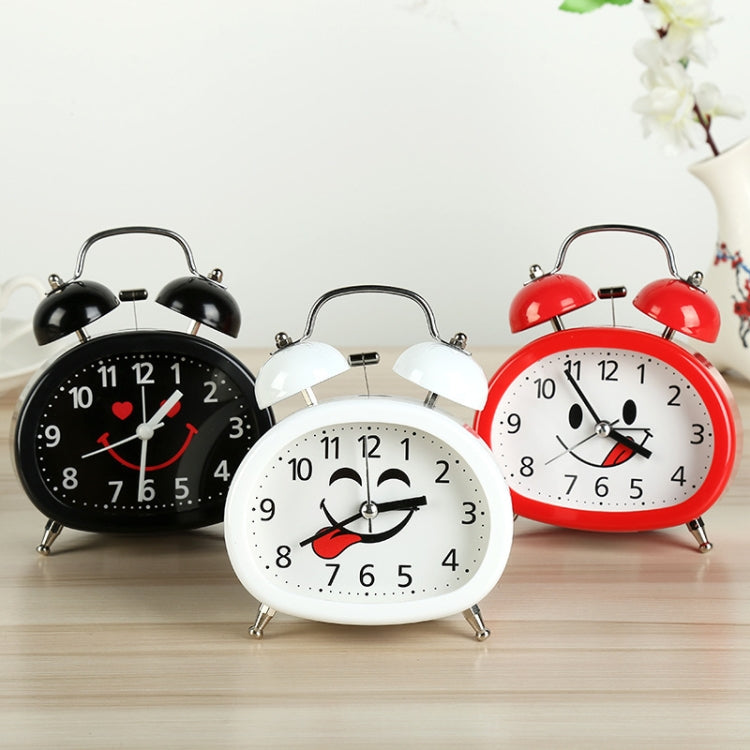 Children Cute Alarm Clock Students Bedside Metal Bell Clock