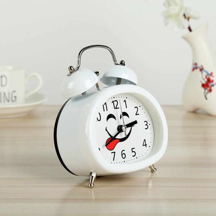 Children Cute Alarm Clock Students Bedside Metal Bell Clock