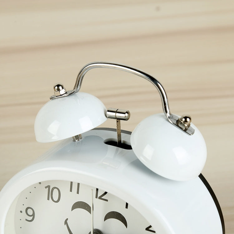 Children Cute Alarm Clock Students Bedside Metal Bell Clock
