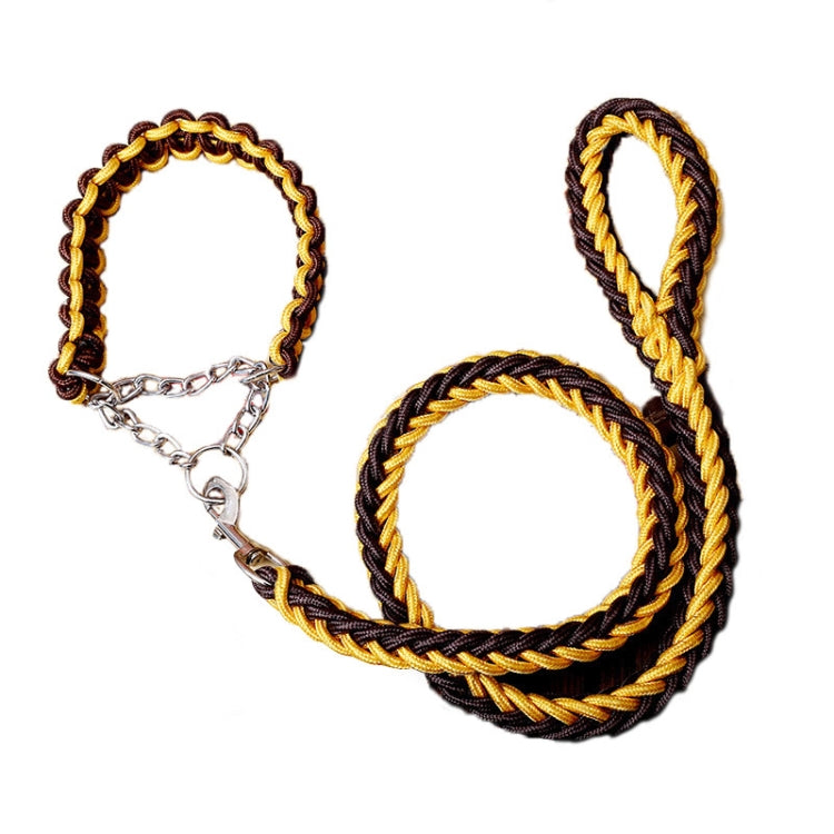 Dog Leash Braided Belt Pet Explosion-Proof Leash, Size: L
