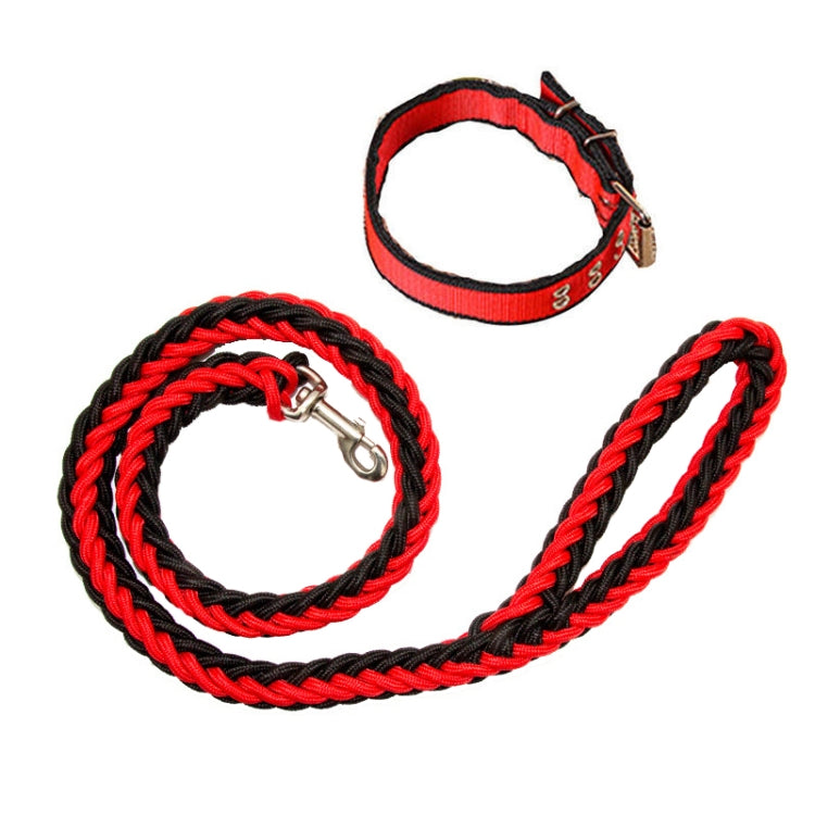 Dog Leash Braided Belt Pet Explosion-Proof Leash, Size: L