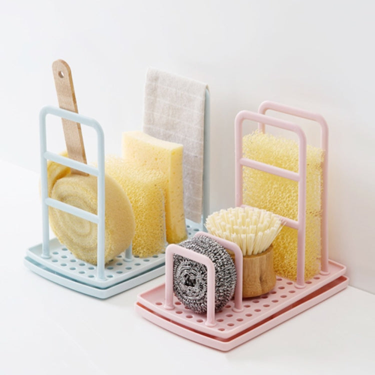 3 PCS TM18011 Dishcloth Sponge Storage Rack Kitchen Rag Drain Rack