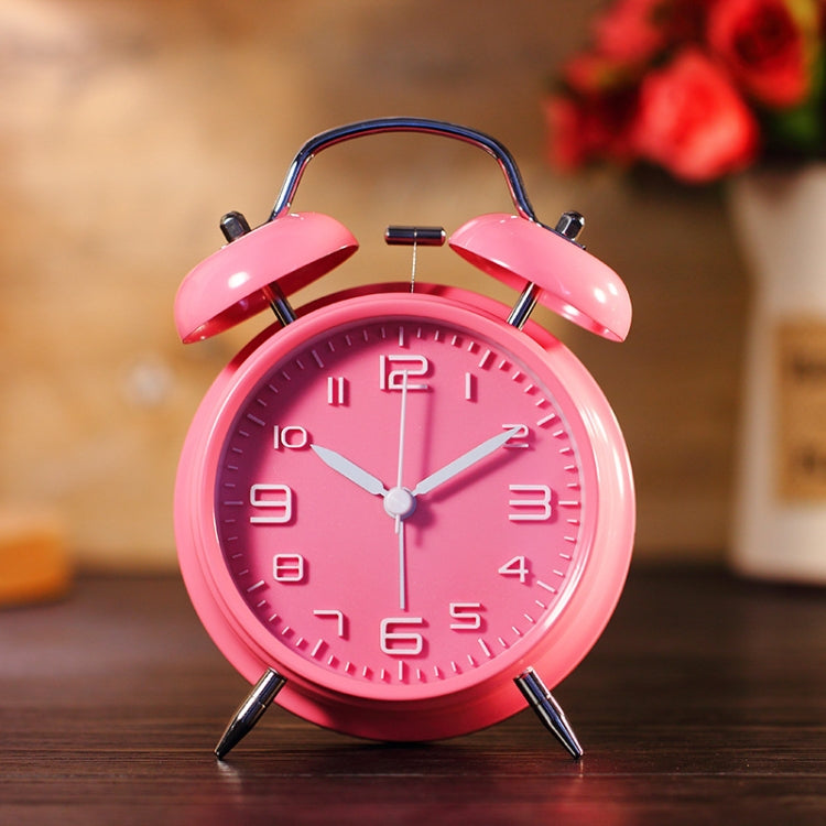 4 Inch Bedroom Bedside Stereo Digital Silent Alarm Clock With Light