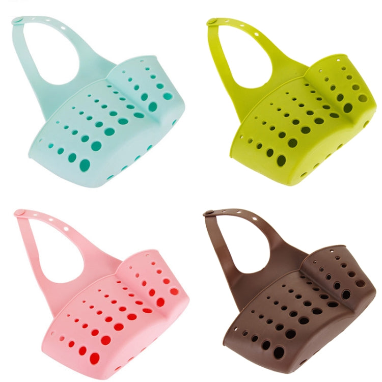10 PCS TM15008 Adjustable Snap-On Sink Storage Hanging Basket Kitchen Drain Hanging Bag(Random Color Delivery)