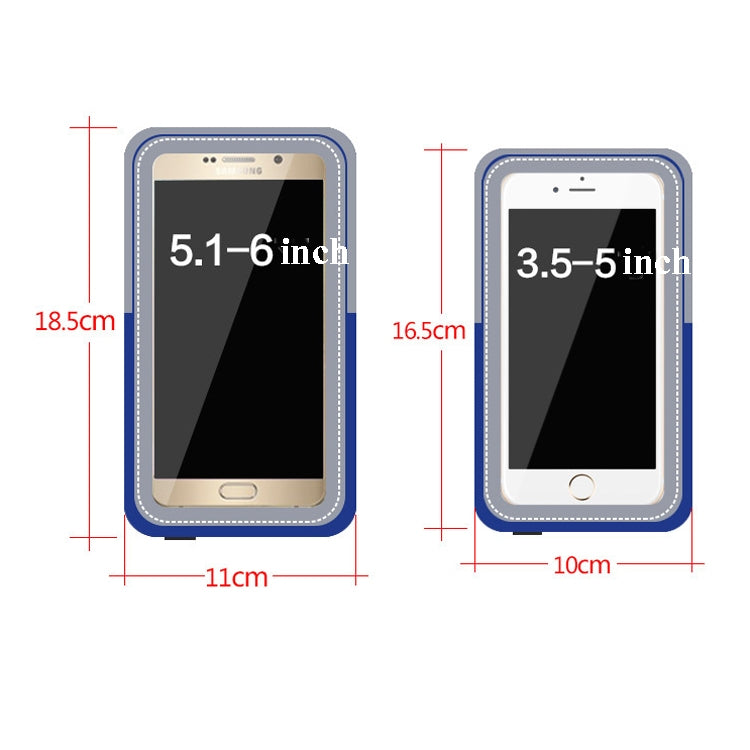 3 PCS Comfortable And Breathable Sports Arm Bag Mobile Phone Wrist Bag For 5.5 Inch Mobile Phone