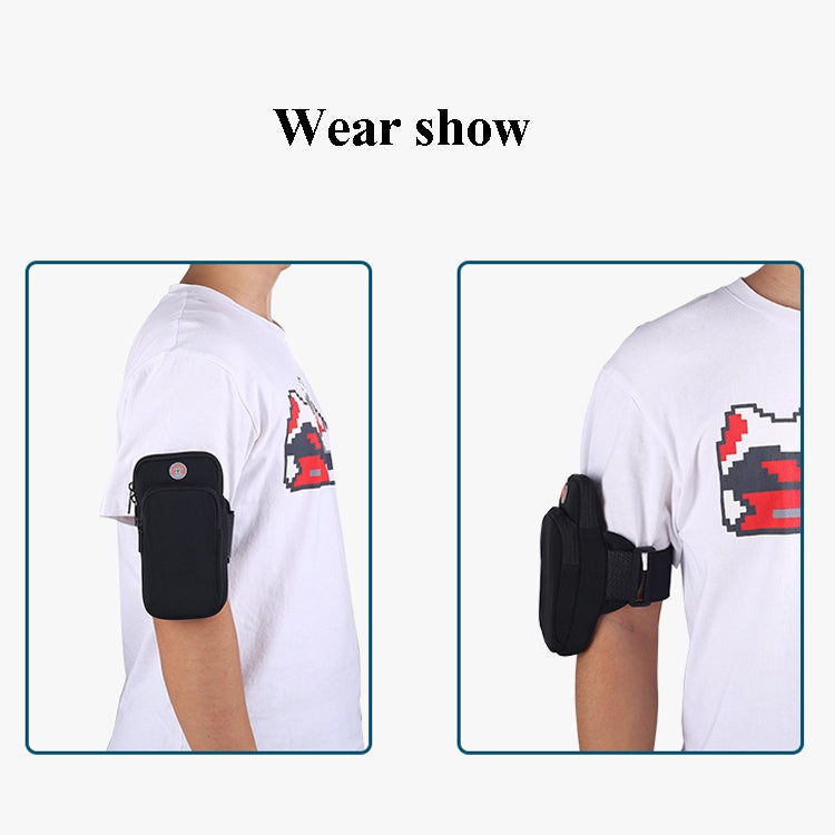 3 PCS Running Mobile Phone Arm Bag Men And Women Fitness Outdoor Hand Bag Wrist Bag  for Mobile Phones Within 6.5 inch
