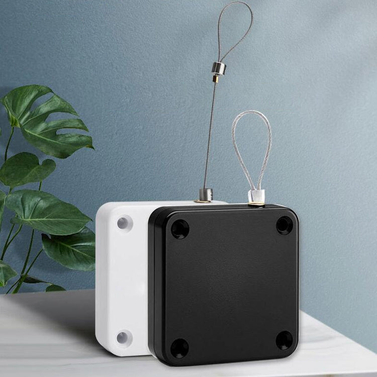 2 PCS P093 Automatic Doorkeeper Telescher Door Closer Sliding Door Anti-Theft Box, Specification: 3rd Generations Black All Glue 500g 1.2m