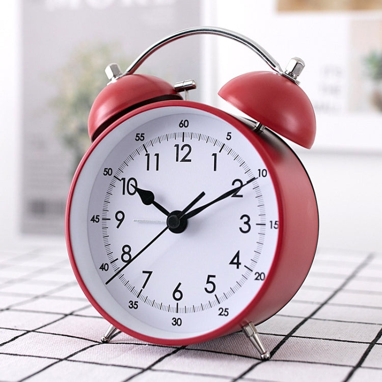 Y30 Bedside Lazy Metal Bells Silent Travel Time Mechanical Alarm Clock