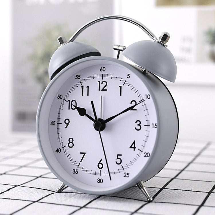 Y30 Bedside Lazy Metal Bells Silent Travel Time Mechanical Alarm Clock
