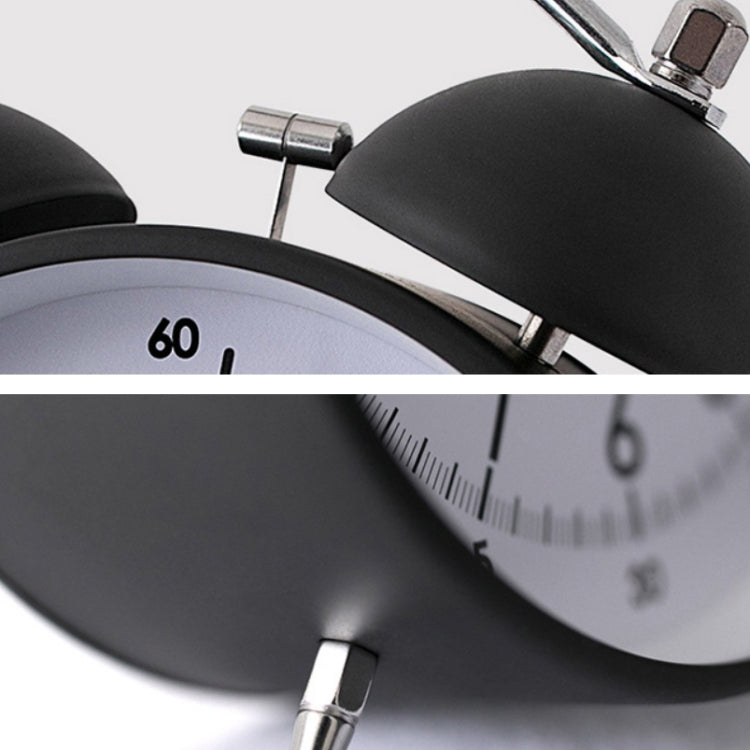 Y30 Bedside Lazy Metal Bells Silent Travel Time Mechanical Alarm Clock