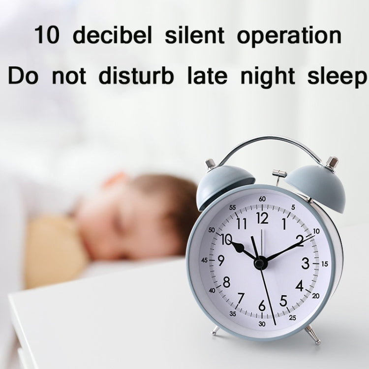 Y30 Bedside Lazy Metal Bells Silent Travel Time Mechanical Alarm Clock