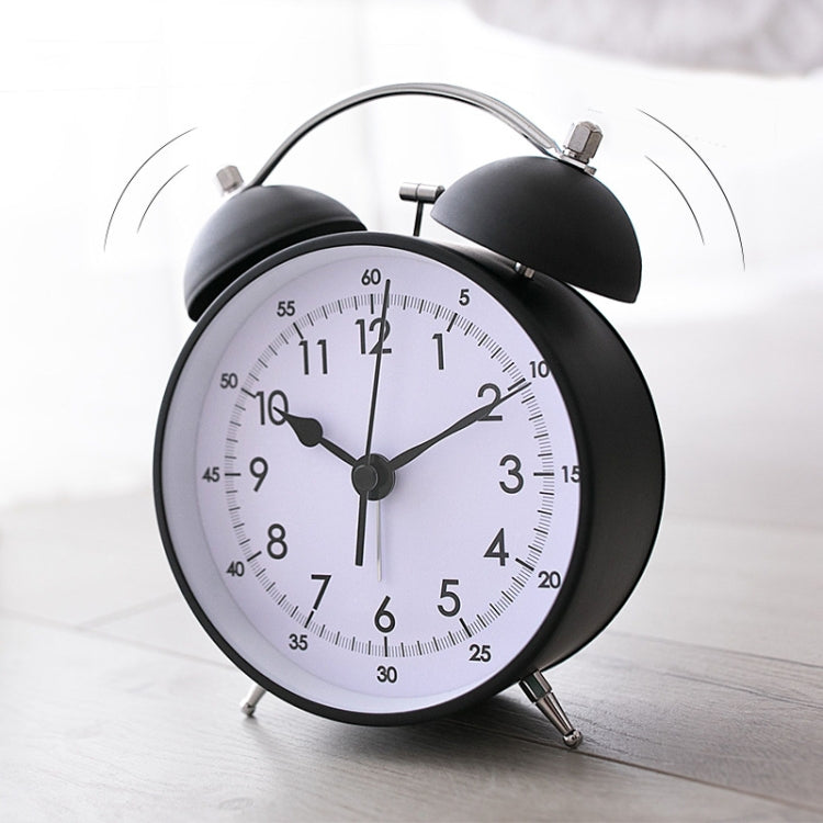 Y30 Bedside Lazy Metal Bells Silent Travel Time Mechanical Alarm Clock
