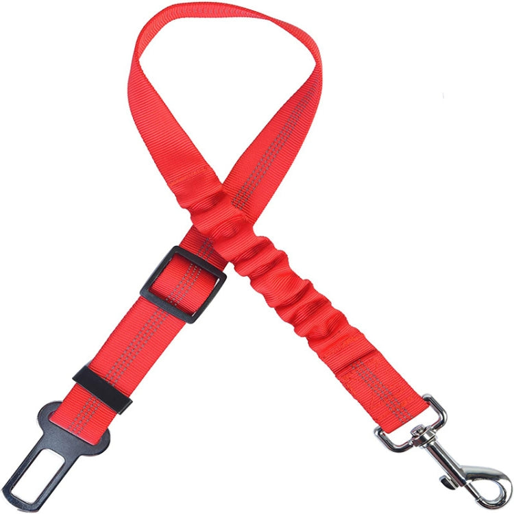 4 PCS Pet Car Seat Belt Telescopic Reflective Safety Rope