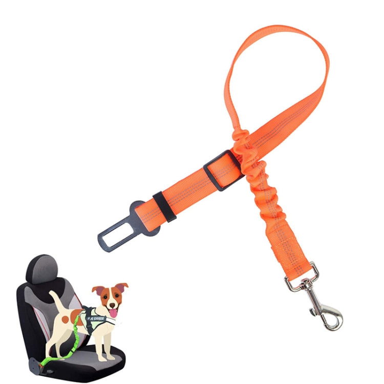 4 PCS Pet Car Seat Belt Telescopic Reflective Safety Rope