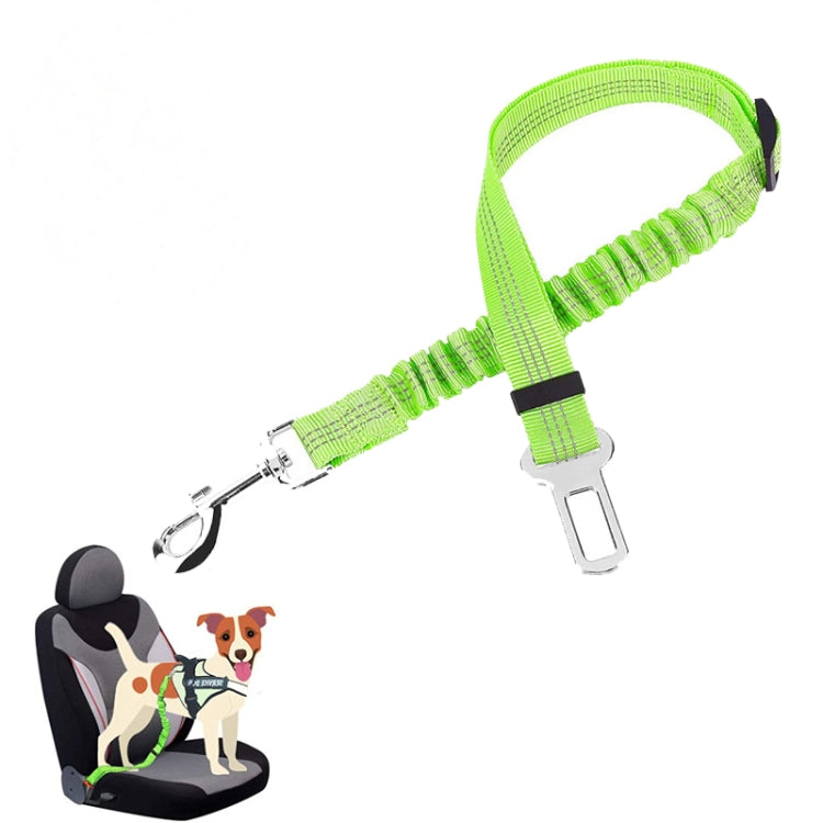 4 PCS Pet Car Seat Belt Telescopic Reflective Safety Rope