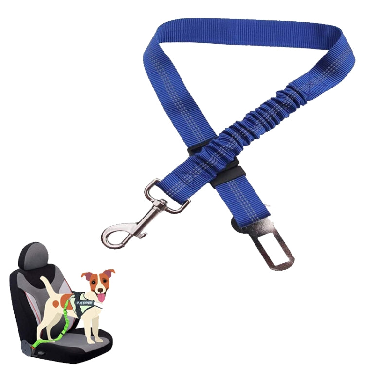 4 PCS Pet Car Seat Belt Telescopic Reflective Safety Rope