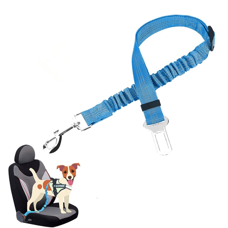 4 PCS Pet Car Seat Belt Telescopic Reflective Safety Rope