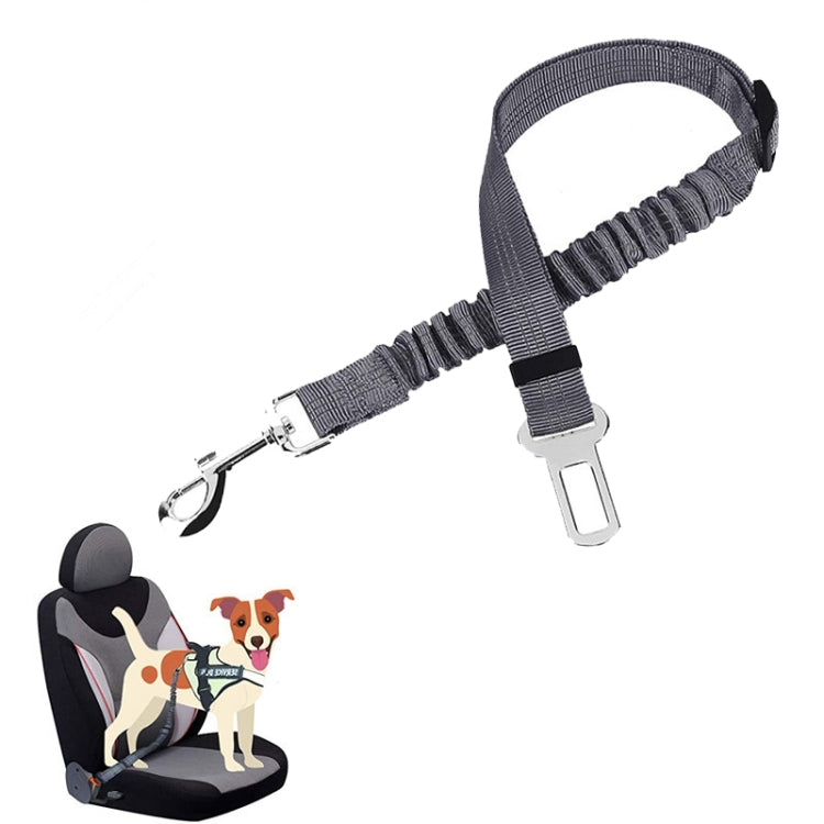 4 PCS Pet Car Seat Belt Telescopic Reflective Safety Rope