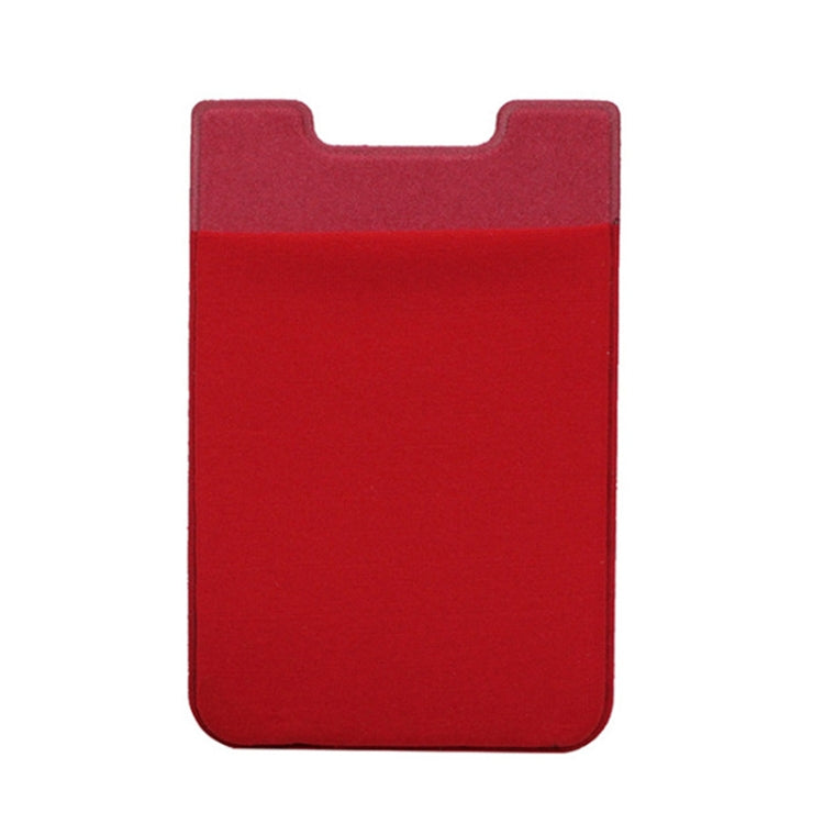 4 PCS Stretch Lycra Mobile Phone Back Sticker Card Holder Phone Back Wallet Bus Bank Card Holder