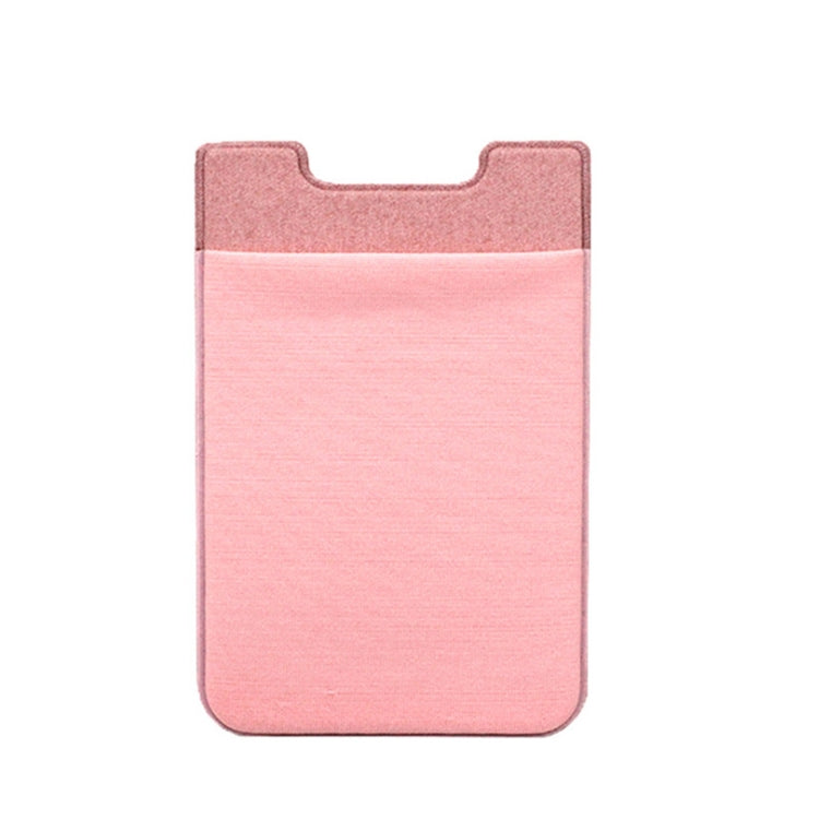 4 PCS Stretch Lycra Mobile Phone Back Sticker Card Holder Phone Back Wallet Bus Bank Card Holder