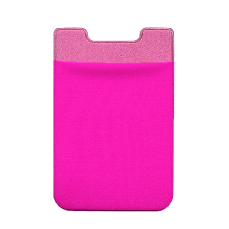 4 PCS Stretch Lycra Mobile Phone Back Sticker Card Holder Phone Back Wallet Bus Bank Card Holder