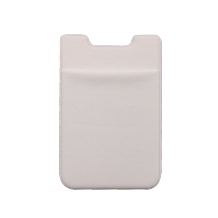 4 PCS Stretch Lycra Mobile Phone Back Sticker Card Holder Phone Back Wallet Bus Bank Card Holder