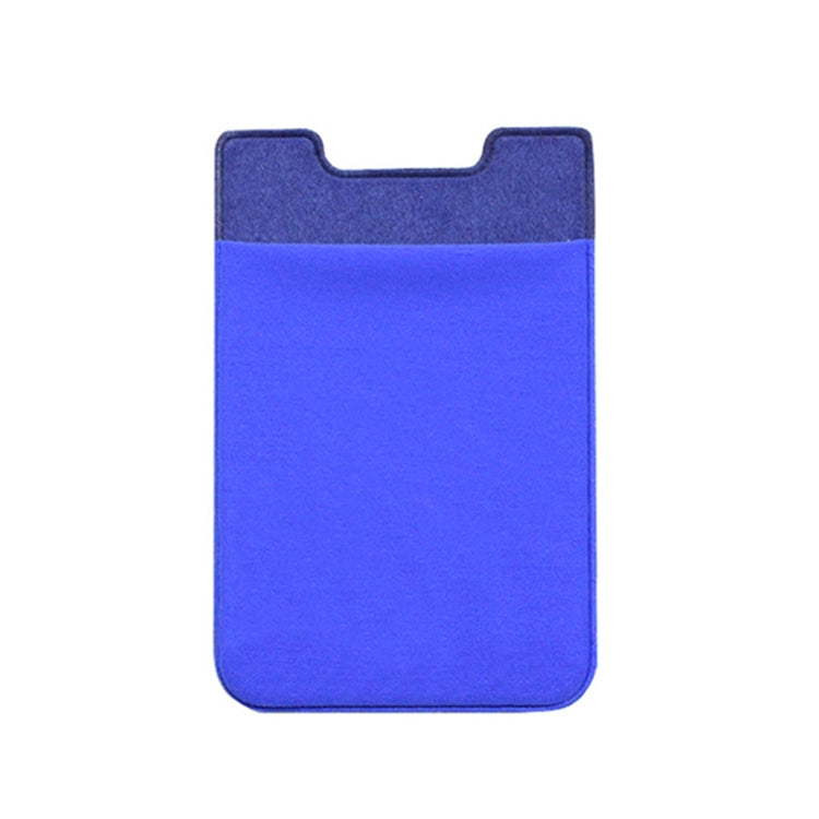 4 PCS Stretch Lycra Mobile Phone Back Sticker Card Holder Phone Back Wallet Bus Bank Card Holder