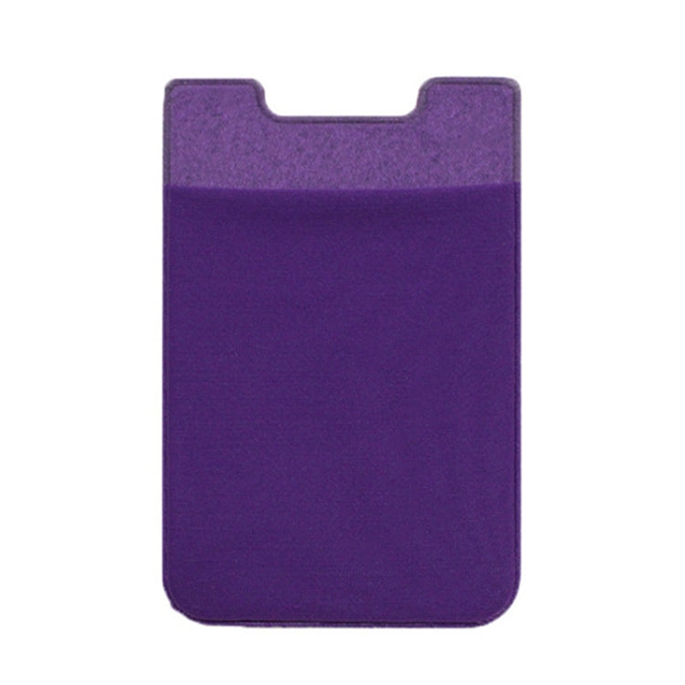 4 PCS Stretch Lycra Mobile Phone Back Sticker Card Holder Phone Back Wallet Bus Bank Card Holder