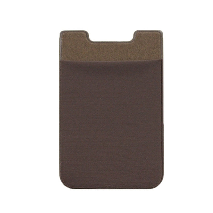 4 PCS Stretch Lycra Mobile Phone Back Sticker Card Holder Phone Back Wallet Bus Bank Card Holder