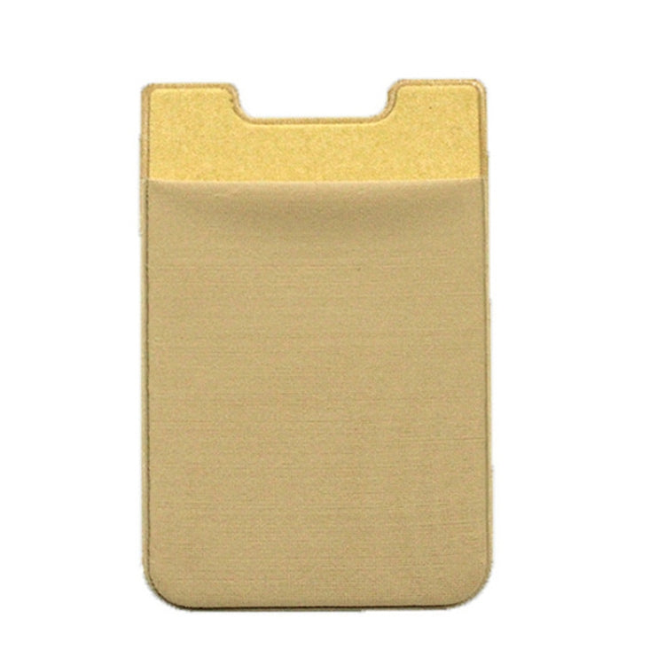 4 PCS Stretch Lycra Mobile Phone Back Sticker Card Holder Phone Back Wallet Bus Bank Card Holder