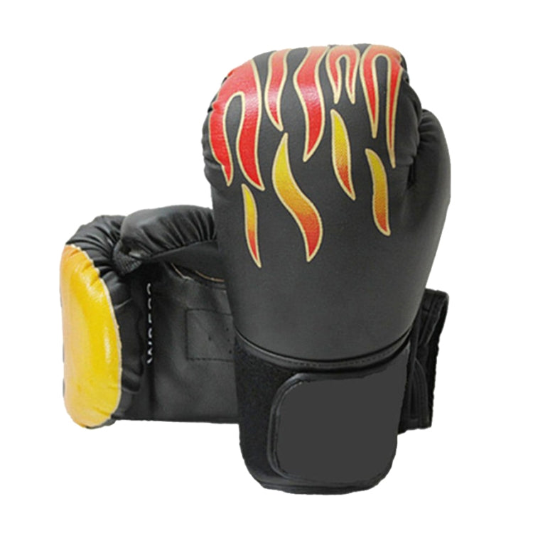 1 Pair Children Boxing Gloves Fitness Fighting Boxing Gloves, Size: Children Small Flame