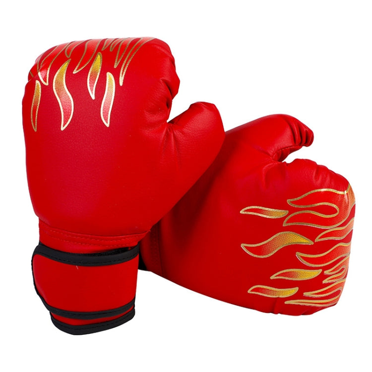 1 Pair Children Boxing Gloves Fitness Fighting Boxing Gloves, Size: Children Small Flame
