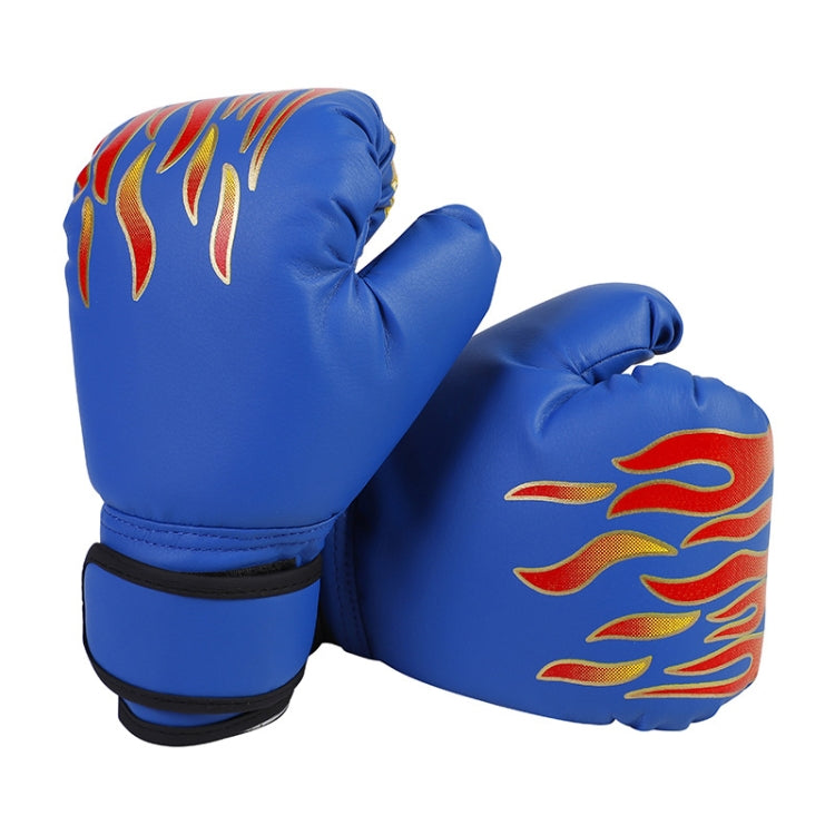 1 Pair Children Boxing Gloves Fitness Fighting Boxing Gloves, Size: Children Small Flame