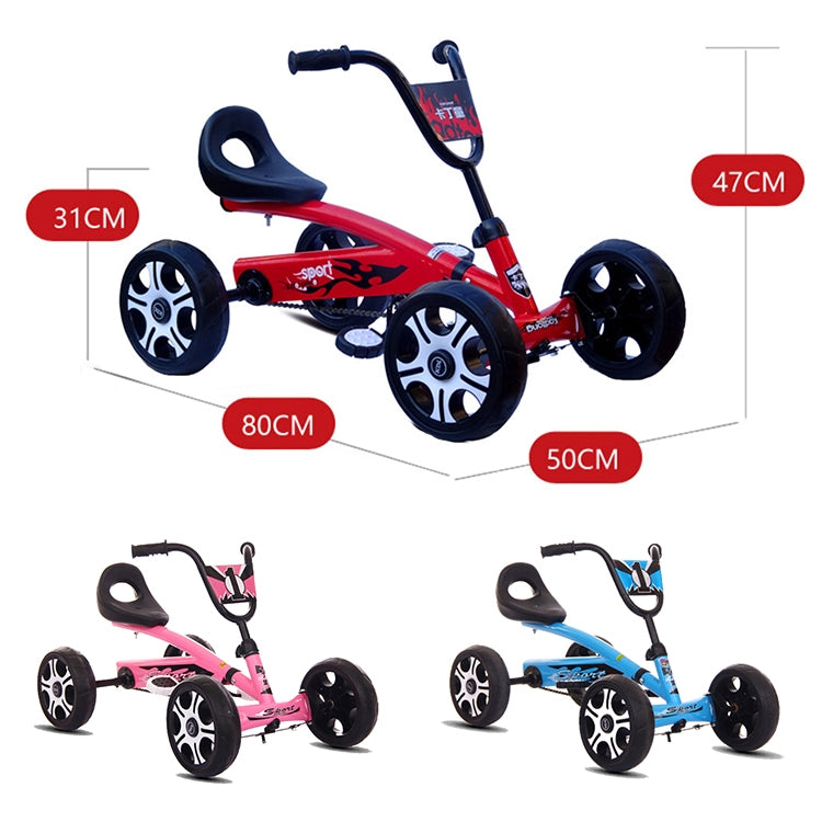 Foot Pedal Go Kart Kids Ride On Car Toy 4 Wheels Bicycle Push Bike