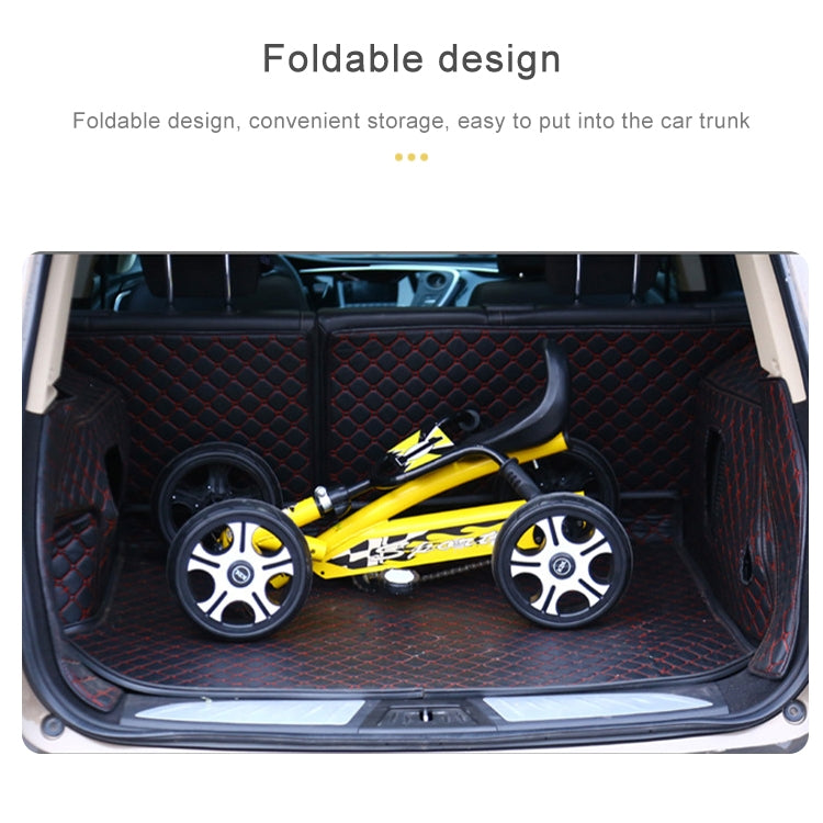 Foot Pedal Go Kart Kids Ride On Car Toy 4 Wheels Bicycle Push Bike