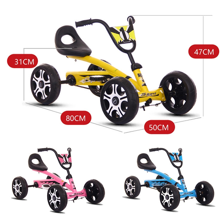 Foot Pedal Go Kart Kids Ride On Car Toy 4 Wheels Bicycle Push Bike