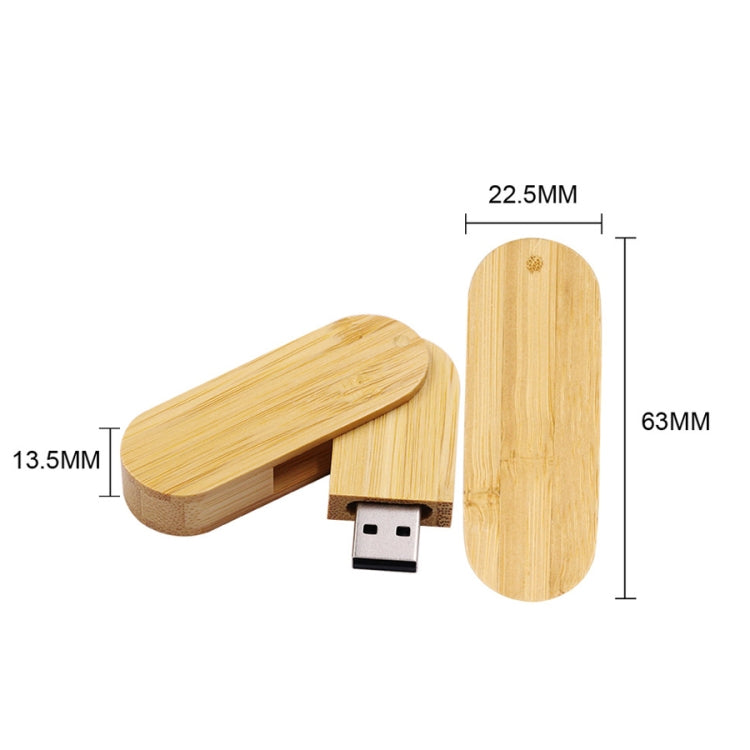USB 2.0 Wooden Rotating U Disk, Capacity: 64GB