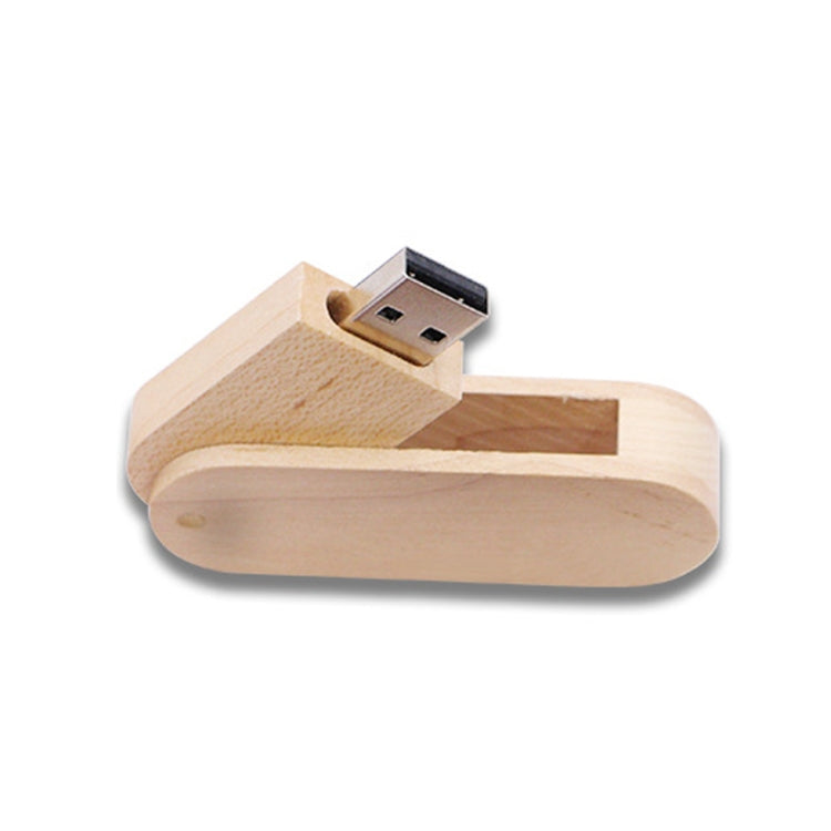 USB 2.0 Wooden Rotating U Disk, Capacity: 128GB