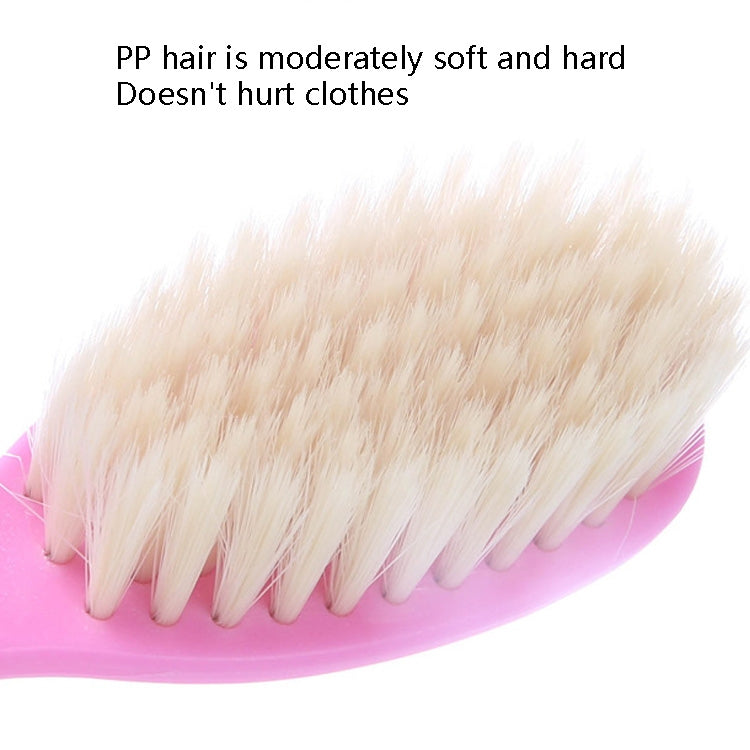 10 PCS Plastic Long Handle Shoes Brush Multi-Purpose Practical Cleaning Brush Soft Hair Strap Rope Clothing Brush, Color Random Delivery