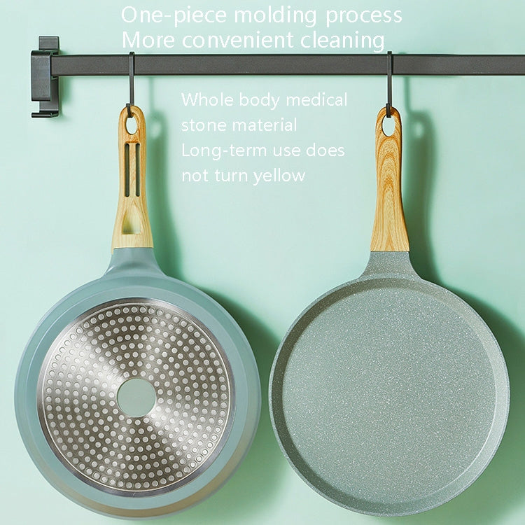 Non-Adhesive Pan Cake Crust Omelette Breakfast Pancake Pan, Colour: Black 10 inch