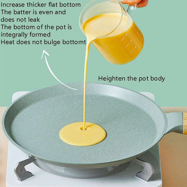 Non-Adhesive Pan Cake Crust Omelette Breakfast Pancake Pan, Colour: Black 10 inch