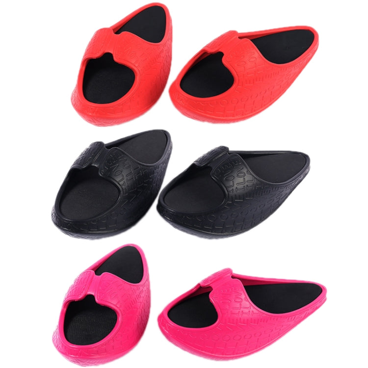 Sculpting Hip-Lifting Stovepipe Thick-Soled Lacing Slippers Rocking Shoes, Size: S