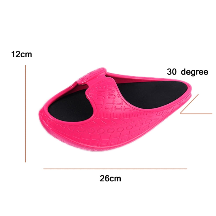 Sculpting Hip-Lifting Stovepipe Thick-Soled Lacing Slippers Rocking Shoes, Size: S