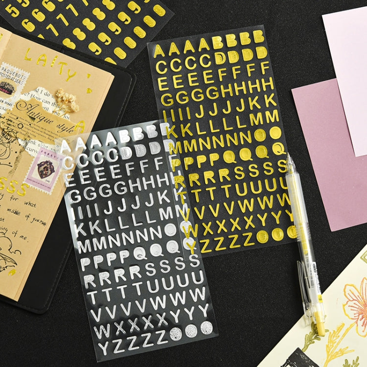 10 Sets Hand Account Alphanumeric Sticker Diary Plan DIY Sticker Set