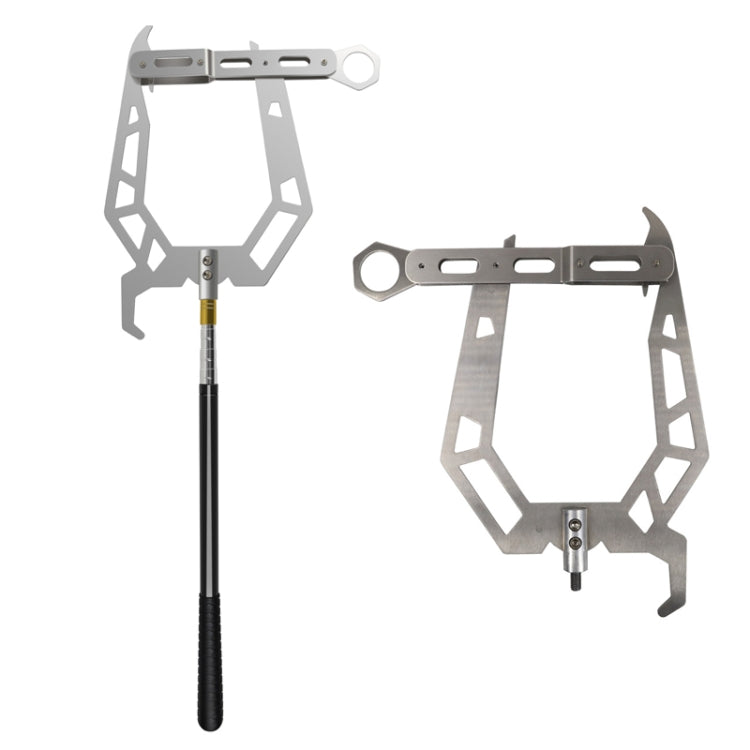 Multi-Purpose Retractable Boat Docking Mooring Rope Rope Threader +1.5m Telescopic Rod