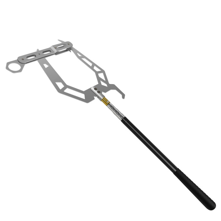 Multi-Purpose Retractable Boat Docking Mooring Rope Rope Threader +1.5m Telescopic Rod