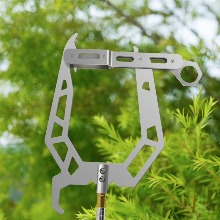 Multi-Purpose Retractable Boat Docking Mooring Rope Rope Threader +1.5m Telescopic Rod